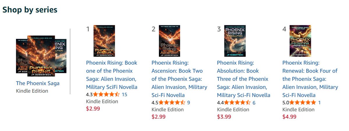 JPRobertsonBook's tweet photo. ⏰ Mark your calendars!

July 28th → Book 1 will drop to a special sale price across every platform.

Perfect time to start The Phoenix Saga before Book 5 drops.

Author site: https://t.co/prm03kYIB4

Universal link: https://t.co/pt4DPFHLmX

Who’s planning to grab it on the 28th? 🔥