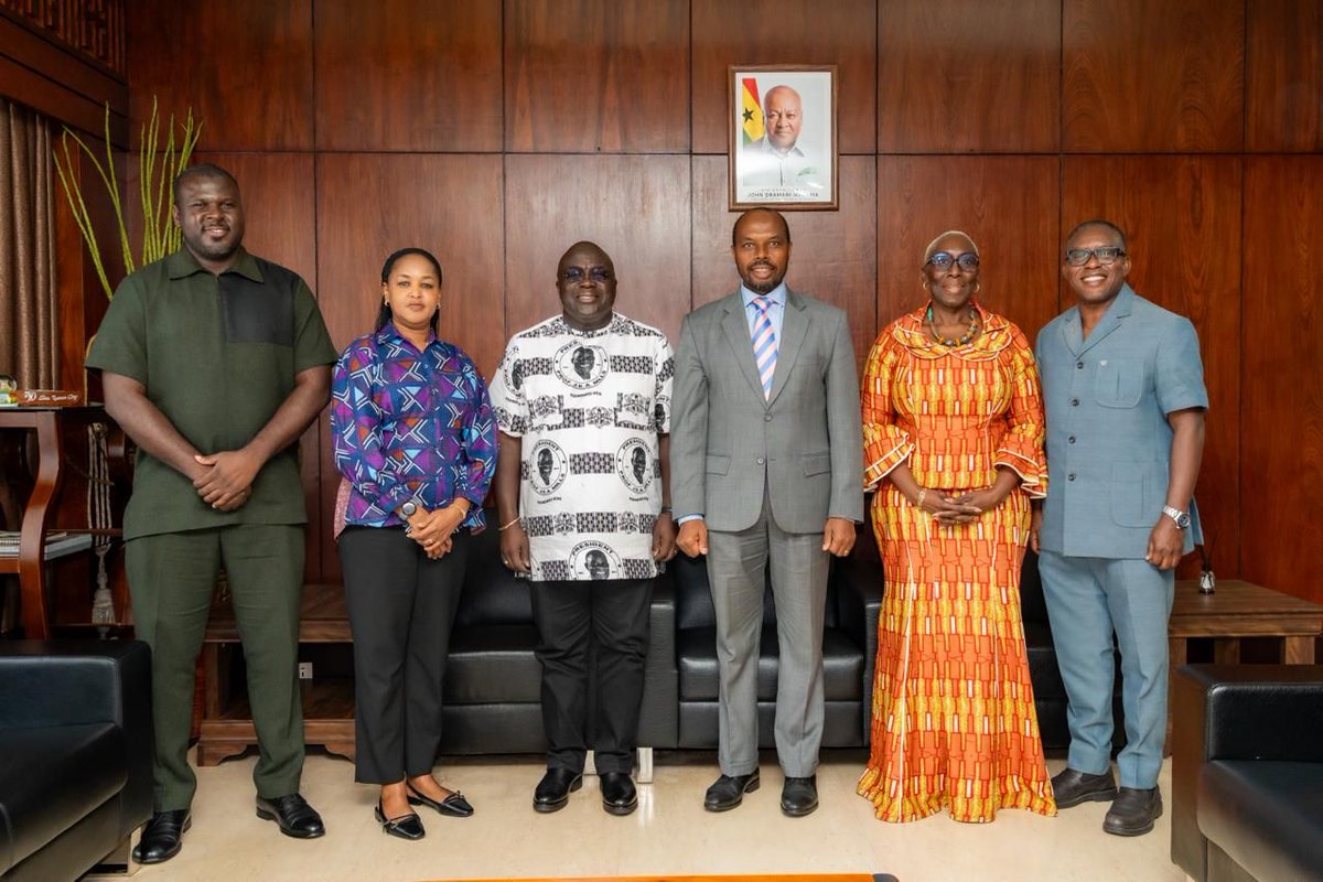 ASG_Africa's tweet photo. ASG President @Francis_Gatare  Gatare met Ghana's Chief of Staff, Hon. @JuliusDebrah4  , at the Presidency in Accra.

 They discussed ASG's partnership with the @AccraReset initiative and what Ghana and Rwanda can build together for African integration, one of several stops on a week of ASG partnerships across the continent.