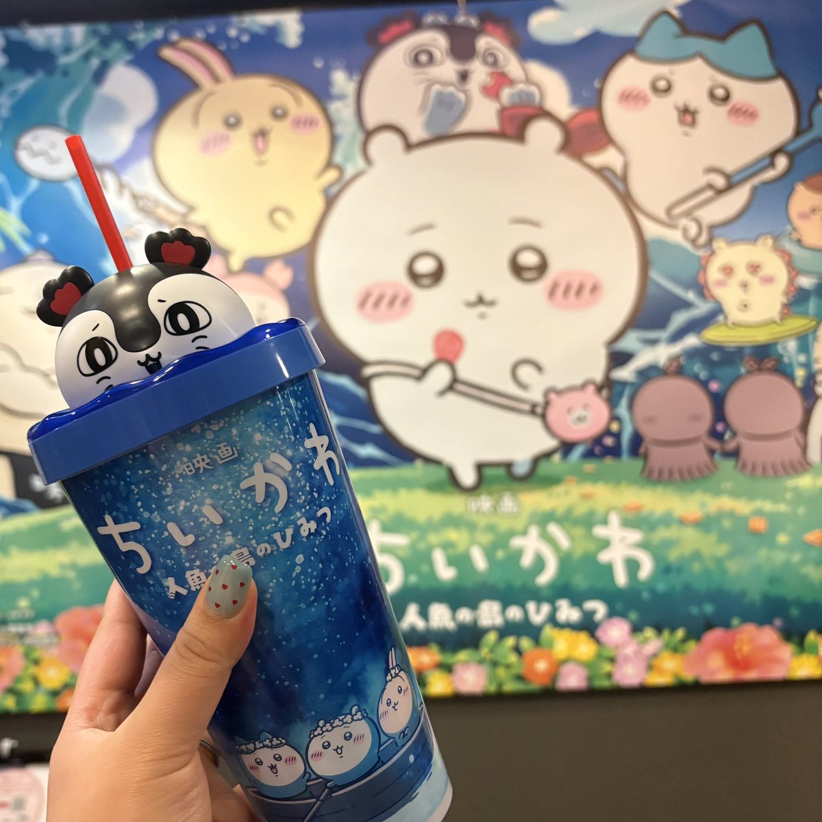openshow3's tweet photo. ちいかわ観てきた！
セイレーンちゃんかわいかった❤️🖤

屋台の気分なので、焼きそばと焼きとうもろこし作る！🌽

#ちいかわ https://t.co/aKDqOlw2Uy
