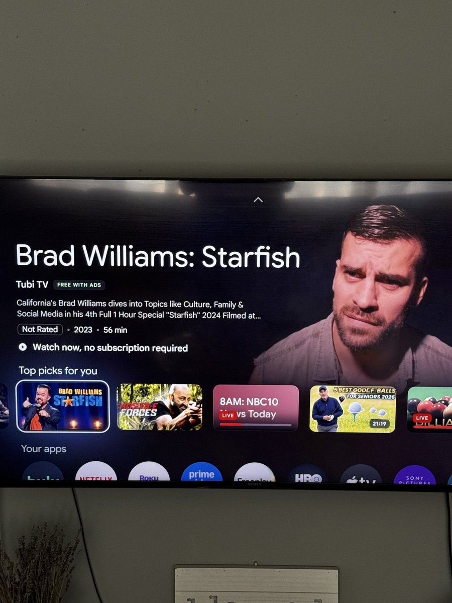 Carmen19401's tweet photo. @funnybrad why is  @Tubi doing you like this? https://t.co/knL2vQ47ii