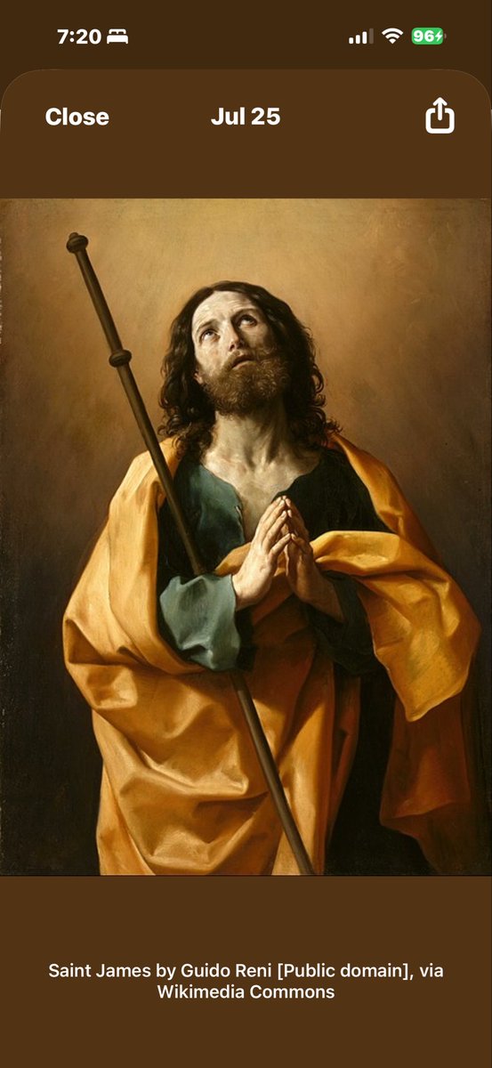 FrObikwelu's tweet photo. Feast of Saint James, Apostle.

Among the twelve, three were chosen as the familiar companions of our blessed Lord, and of these JAMES was one. He alone, with Peter and John, was admitted to the house of Jairus when the dead girl was raised to life. They alone were taken up to the high mountain apart, and saw the face of Jesus shining as the sun, and His garments white as snow; and these three alone witnessed the fearful agony in Gethsemane. What was it that won James a place among the favorite three? Faith, burning, impetuous, and outspoken, but which needed purifying before the “Son of Thunder” could proclaim the gospel of peace. It was James who demanded fire from heaven to consume the inhospitable Samaritans, and who sought the place of honor by Christ in His Kingdom. Yet Our Lord, in rebuking his presumption, prophesied his faithfulness to death. When Saint James was brought before King Herod Agrippa, his fearless confession of Jesus crucified so moved the public prosecutor that he declared himself a Christian on the spot. Accused and accuser were hurried off together to execution, and on the road the latter begged pardon of the Saint. The apostle had long since forgiven him, but hesitated for a moment whether publicly to accept as a brother one still unbaptized. God quickly recalled to him the Church’s faith, that the blood of martyrdom supplies for every sacrament, and, falling on his companion’s neck, he embraced him, with the words, “Peace be with you!” Together then they knelt for the sword, and together received the crown.