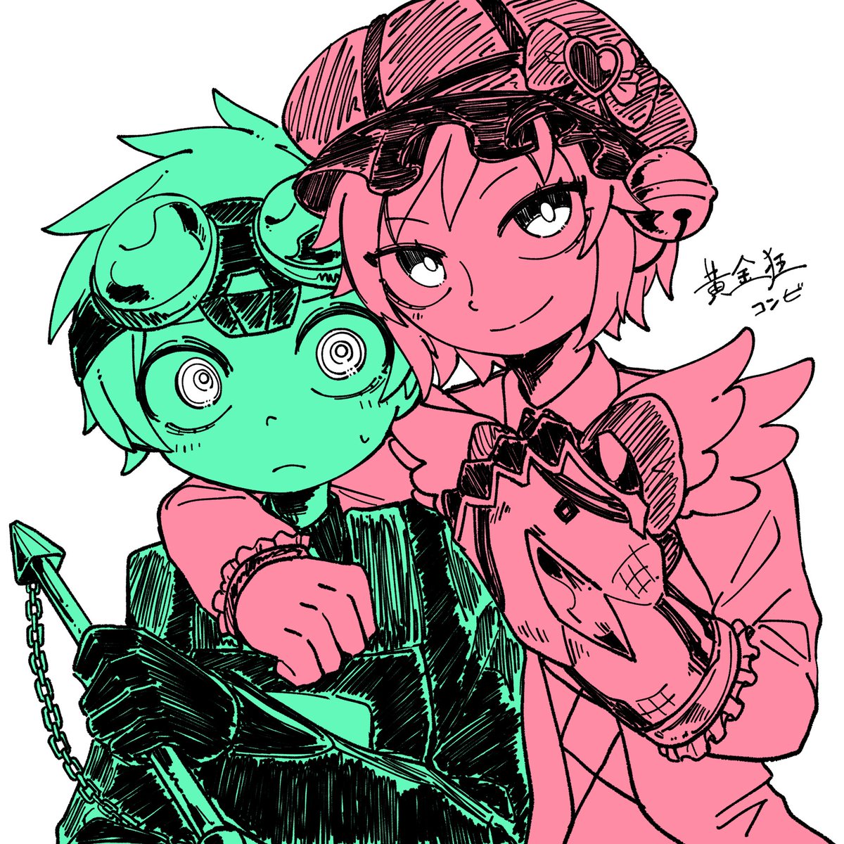 1089za's tweet photo. あんまり見かけないけど個人的に好きな組み合わせ達 https://t.co/O7JV1zCj2r