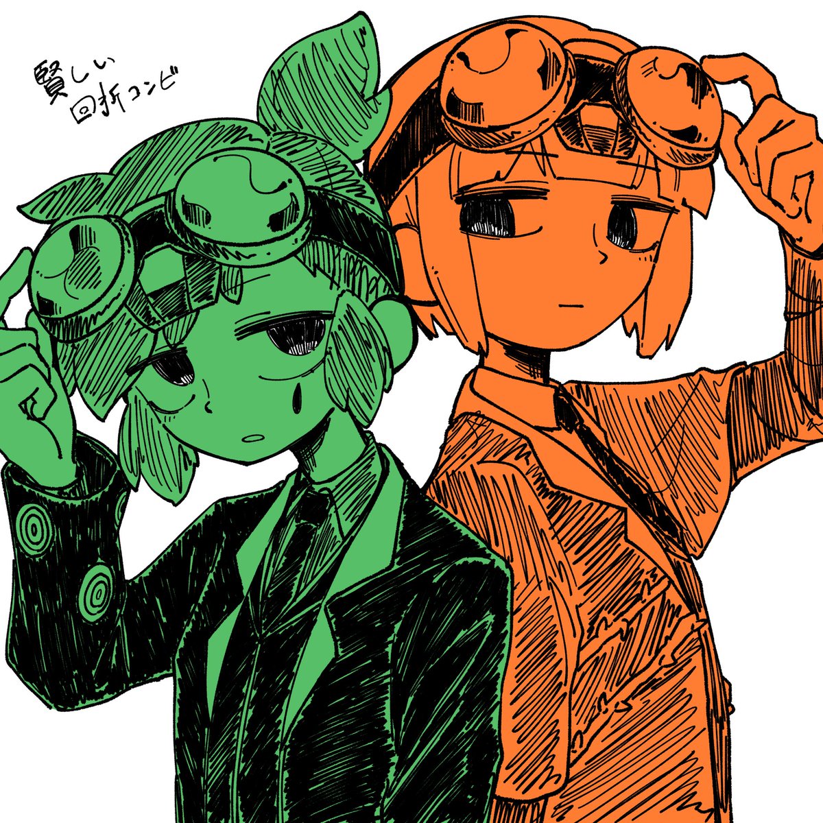 1089za's tweet photo. あんまり見かけないけど個人的に好きな組み合わせ達 https://t.co/O7JV1zCj2r