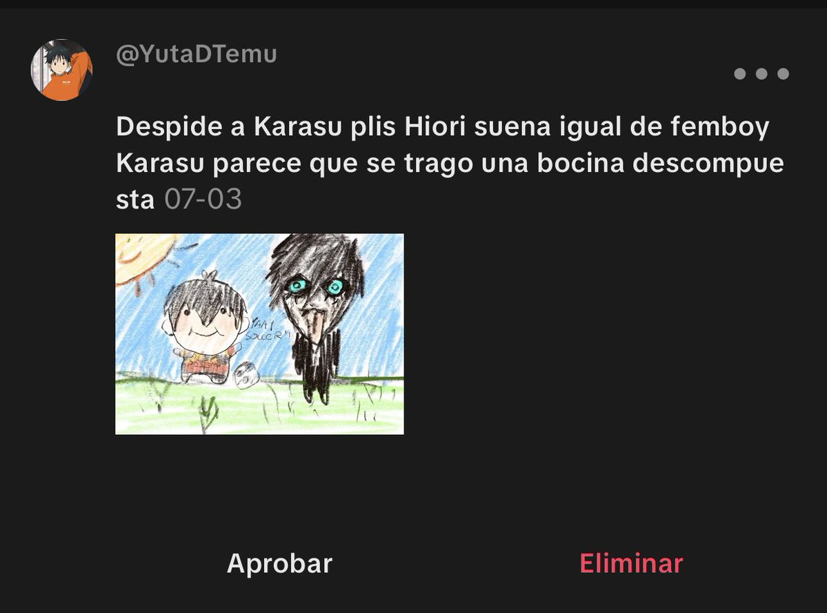 NotReallyACover's tweet photo. Hasta ahora vi que tenía estos comentarios en mi cover de karasu y Hiori que hice con mi chikistrikis, tocará hacer otro para que lloren más… https://t.co/JtHxoWE6OX