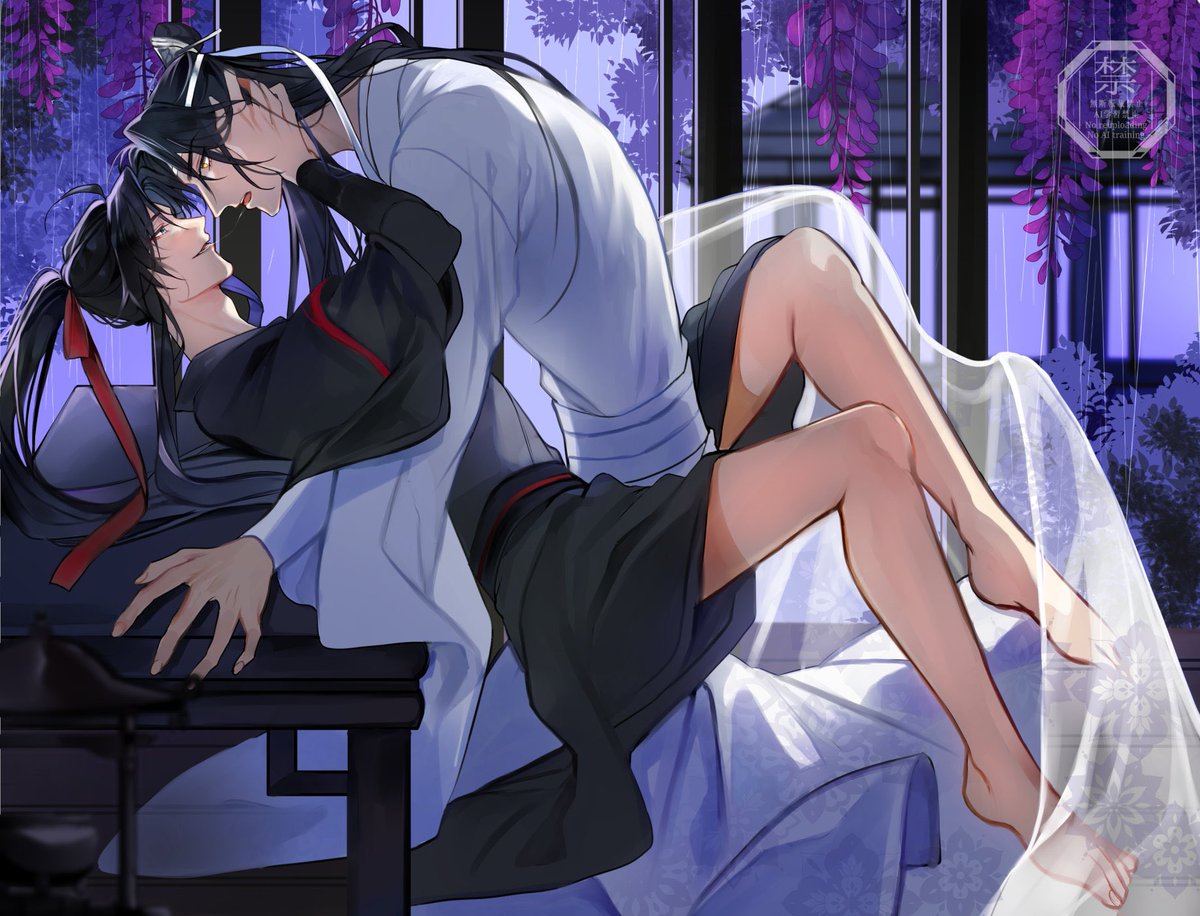 sanhowaxie's tweet photo. #MDZS 

雨宿り忘羨☂️ https://t.co/BDfvuaHLuT