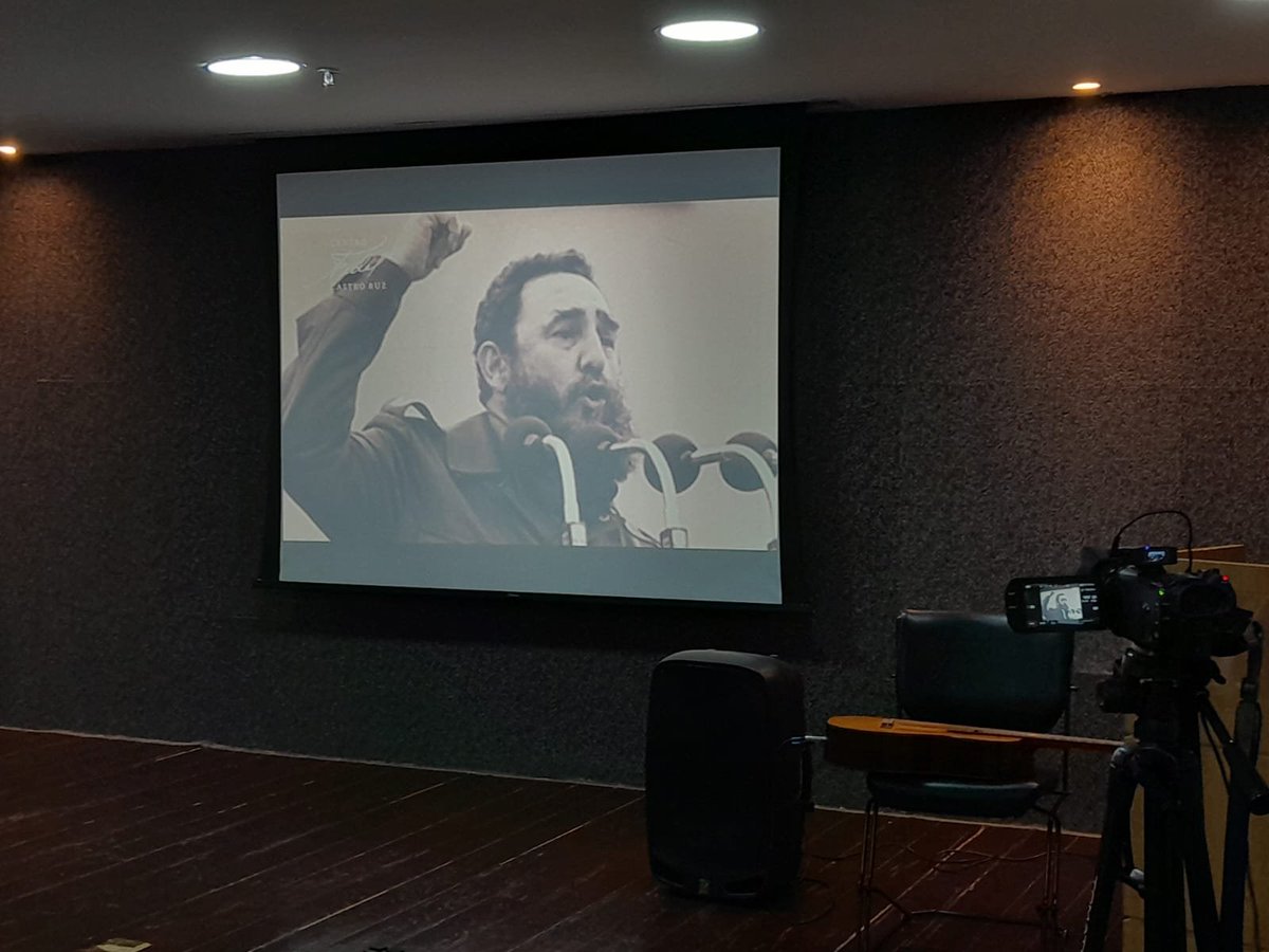 CairoPalomo's tweet photo. Celebramos el Día  de la Rebeldía Nacional de #Cuba en Brasilia, como parte del amplio programa de actividades que se ha organizado en todo #Brasil para conmemorar la fecha histórica en el año del Centenario del Comandante en Jefe. 

https://t.co/64oTdCWPjU https://t.co/OL90k8qmIO