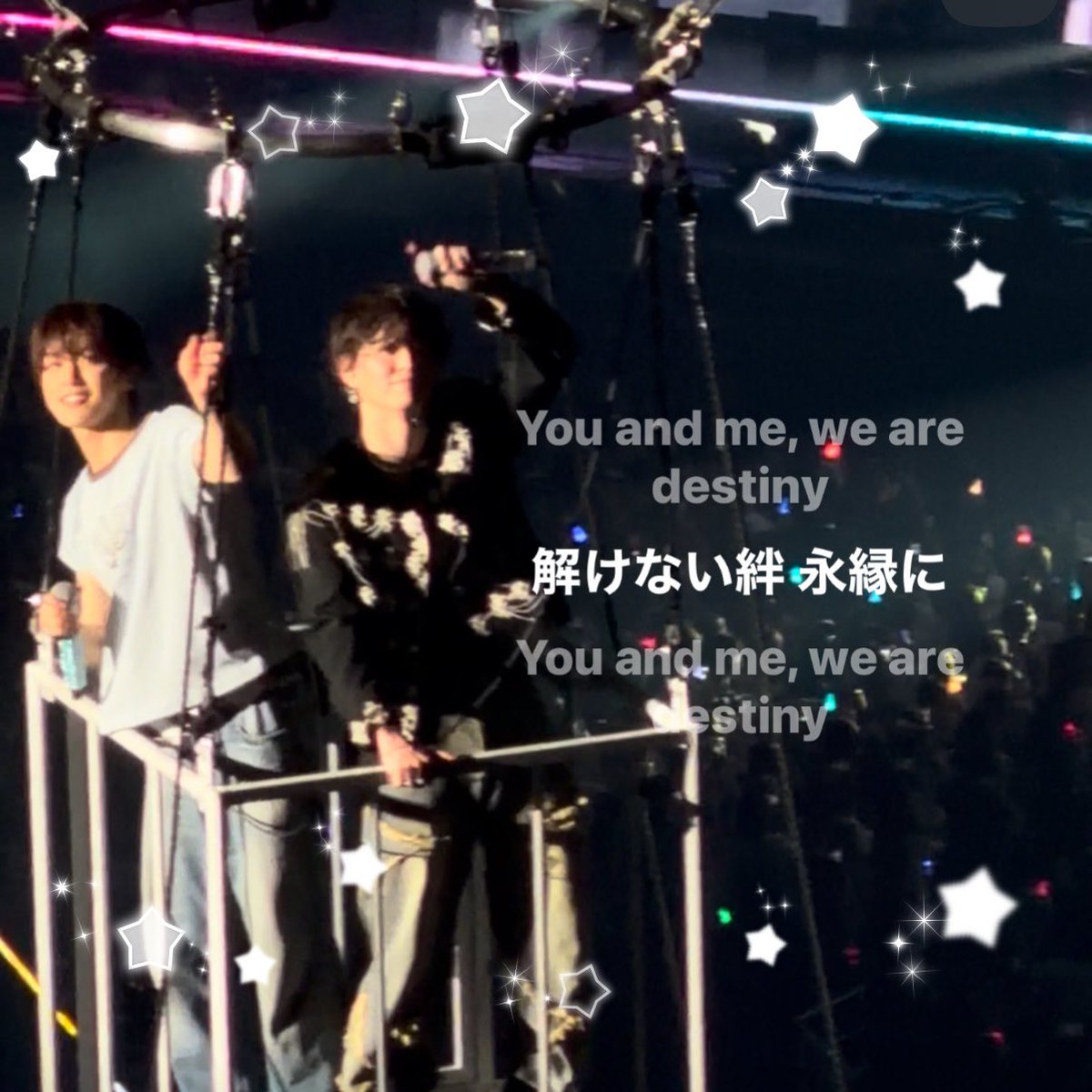 rukitty_1119's tweet photo. ✧EIEN名古屋✧
今回初めて会えた人がたくさんでうれしかった😽JO1のおかげで出会えた人たち🫂縁を繋いでくれてありがとう🤝🏻💞 
演出もセトリも大好きな永縁が終わってさみしい🥲早く瑠姫に会いたいから次の現場をわたしに🤲🏻
#JO1DER_SHOW #EIEN https://t.co/2ruvv6GZ3z