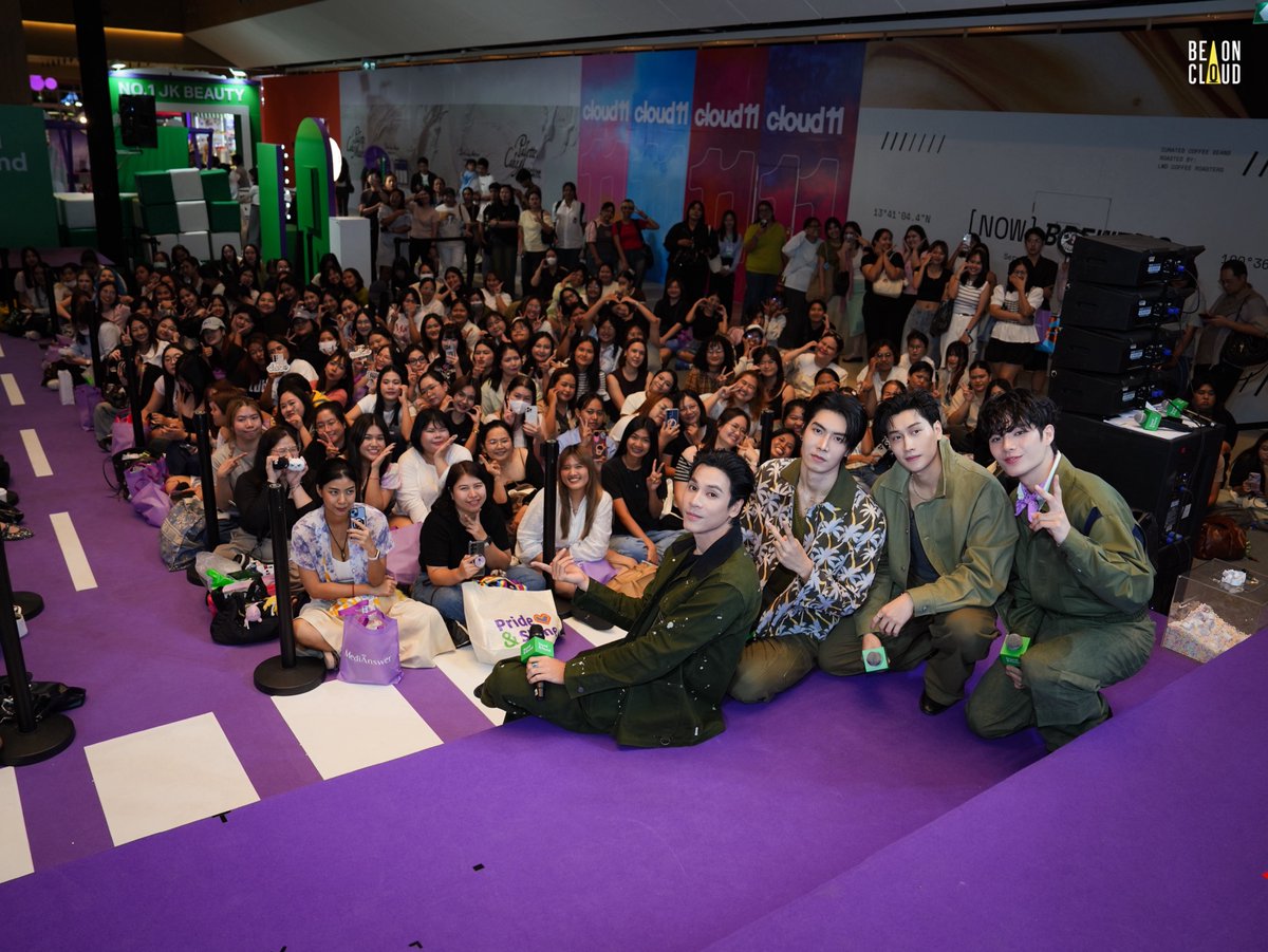 beoncloud_th's tweet photo. ขอบคุณแฟน ๆ ที่มาร่วมสนุกไปด้วยกันกับหนุ่ม ๆ ของเรากันน้า เดินทางกลับบ้านกันอย่างปลอดภัยน้า 🫶🏻✨ 

#foundnfoundxJesBibleJJayFuaiz
#foundnfound #foundnfound2ndanni #JKBeautyTown https://t.co/Zt9d0W6czo