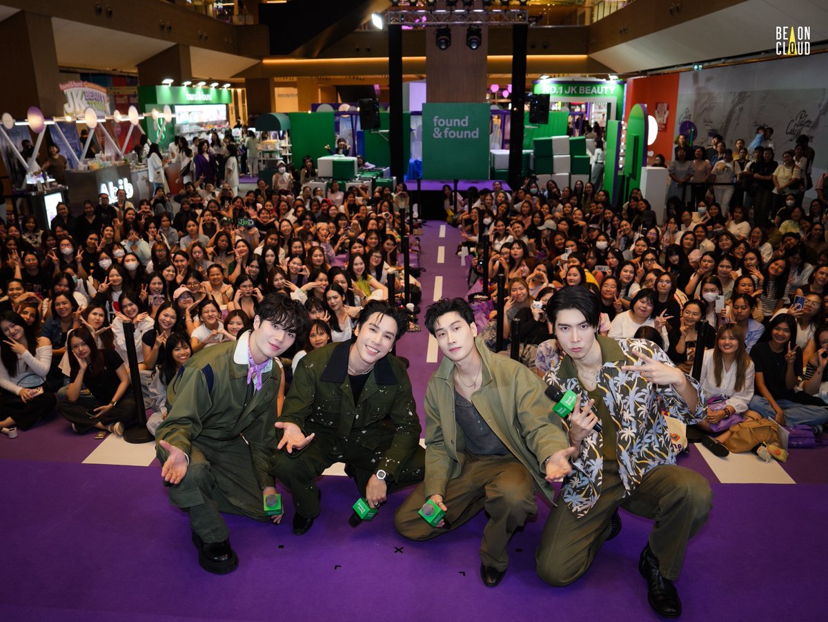 beoncloud_th's tweet photo. ขอบคุณแฟน ๆ ที่มาร่วมสนุกไปด้วยกันกับหนุ่ม ๆ ของเรากันน้า เดินทางกลับบ้านกันอย่างปลอดภัยน้า 🫶🏻✨ 

#foundnfoundxJesBibleJJayFuaiz
#foundnfound #foundnfound2ndanni #JKBeautyTown https://t.co/Zt9d0W6czo