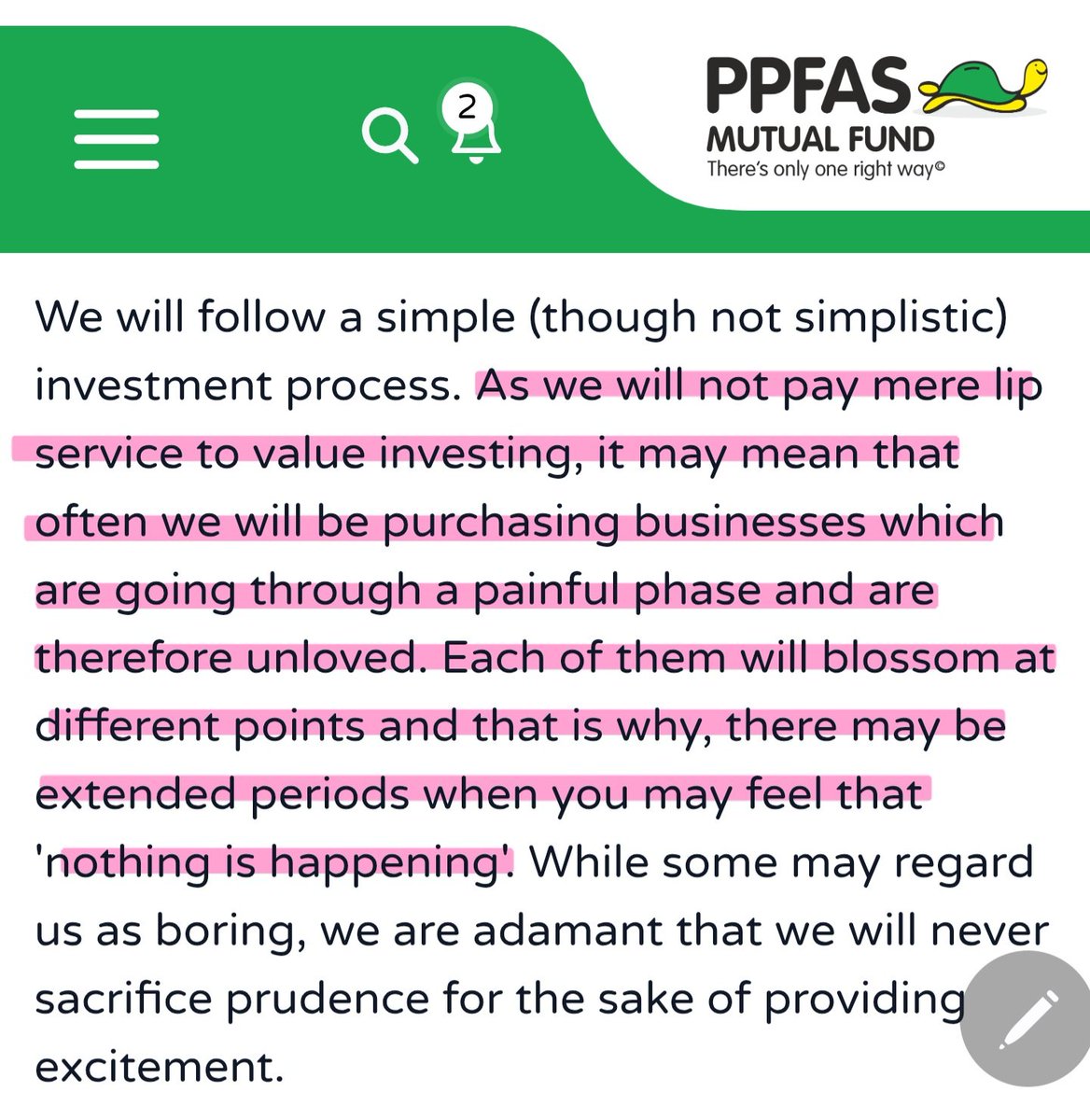 growth_edge_'s tweet photo. For Parag Parikh Flexi Cap Fund investors:

Did you read this before investing in the scheme? https://t.co/2LPYf0rZKU