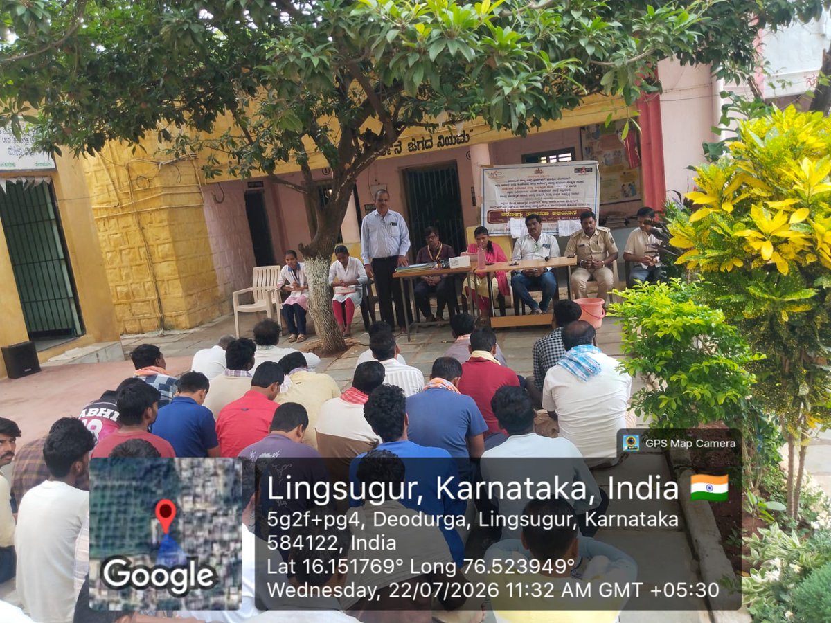 RAICHUR_DAPCU's tweet photo. Jail Programme at Lingasuguru Sub Jail Raichur Dist. https://t.co/HDiYG12Iue