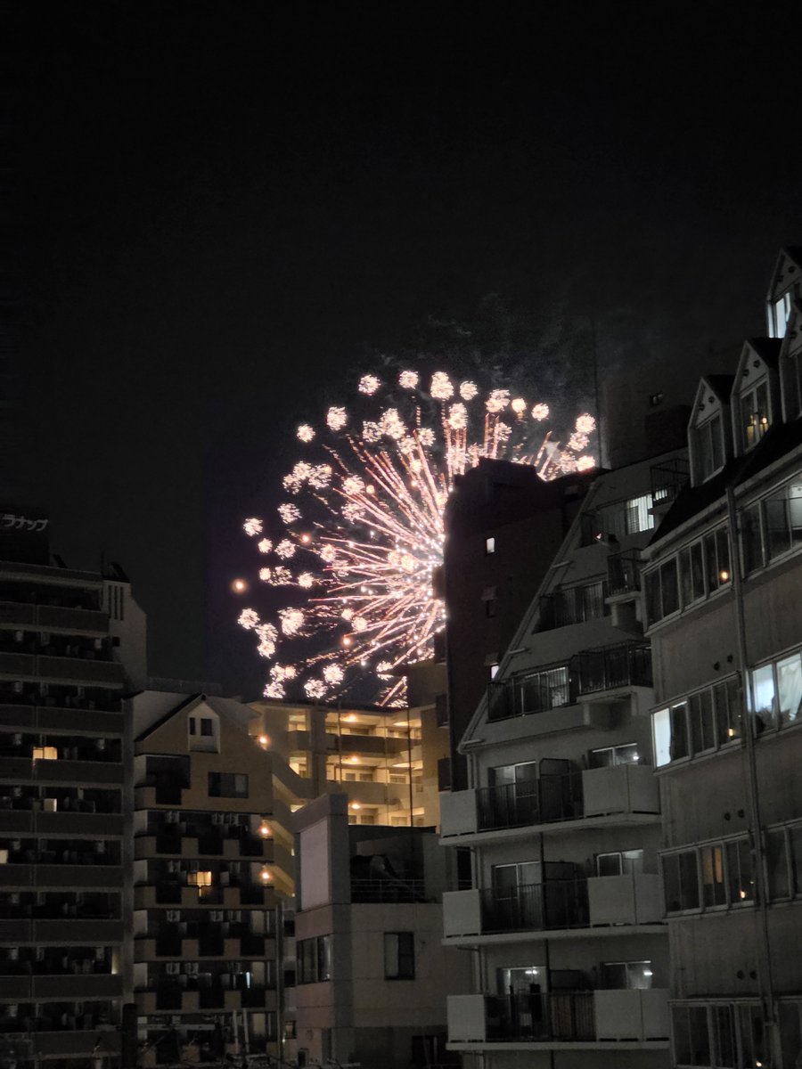 mirugai0's tweet photo. 天神祭奉納花火
今年はベランダでジンギスカンをしながら、見物。
花火がキレイ、メェーの保養になりました。（ヒツジだけにw）
#天神祭
#花火
#ベルのタレ
#松尾ジンギスカン https://t.co/JwPoZvRuXq