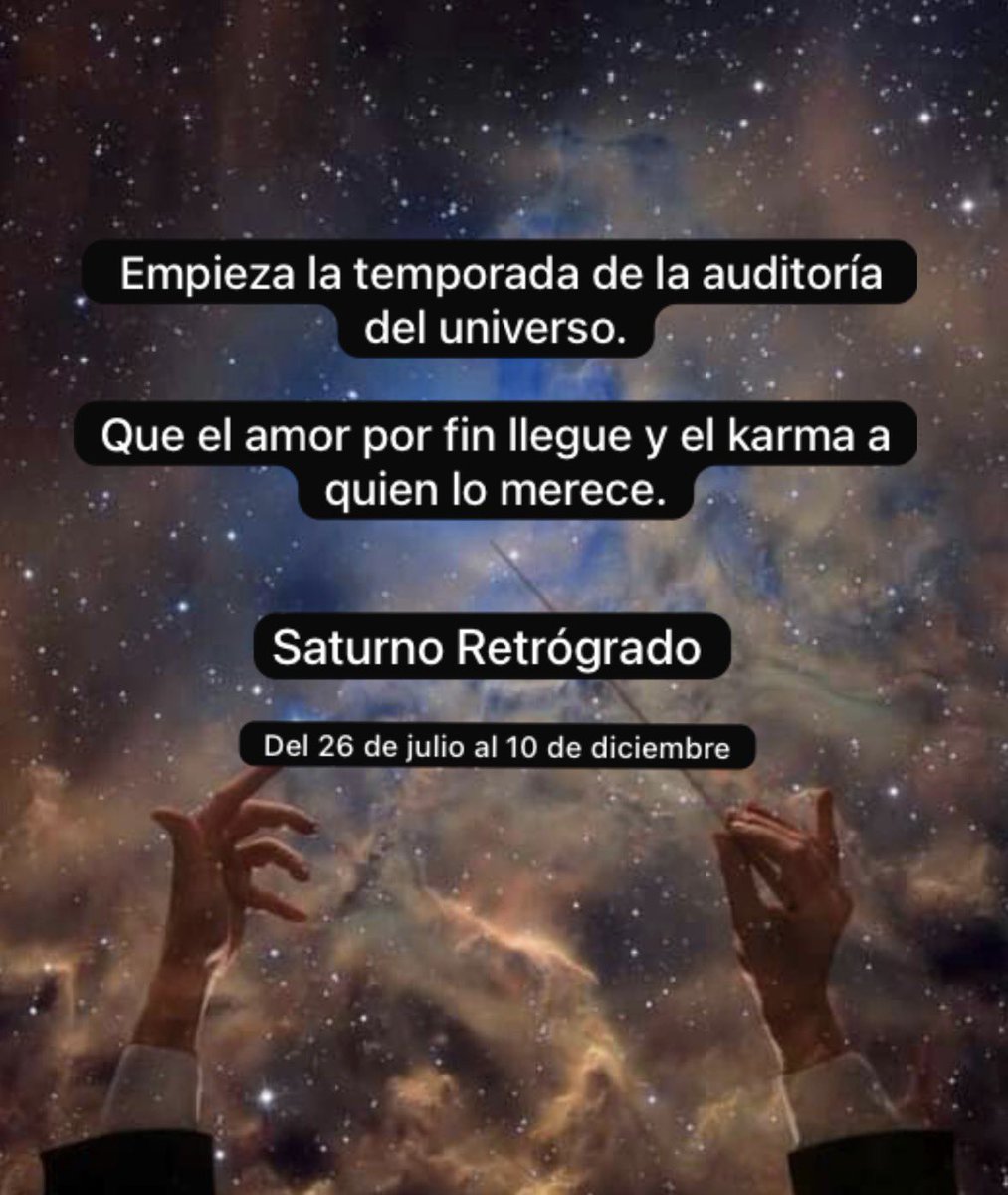 ClaudiaTarot7's tweet photo. 🪃✨🔥🪐☠️🧘🏻‍♀️💪🤎

#saturnoretrogrado https://t.co/mUKeVaCQEm