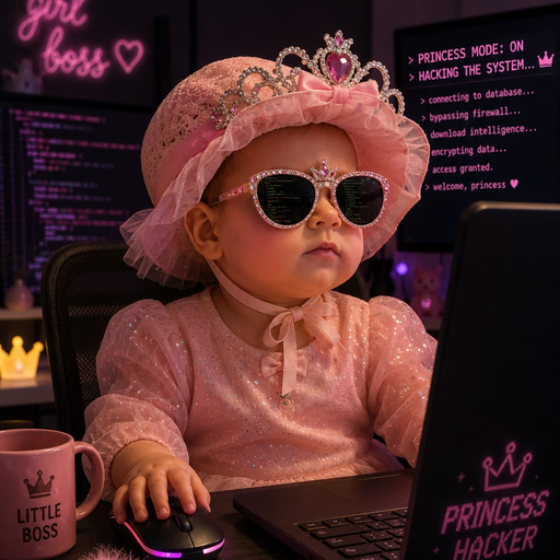princessphack's tweet photo. @theyfwRayan @brickbtw > PRINCESS MODE: ON
> HACKING THE SYSTEM...
> access granted 👑

7 months old. won't take the sunglasses off.
she's in.

$PHACK live now 🩷

https://t.co/JcuyjZEgXx https://t.co/36b7Nkk4Ld