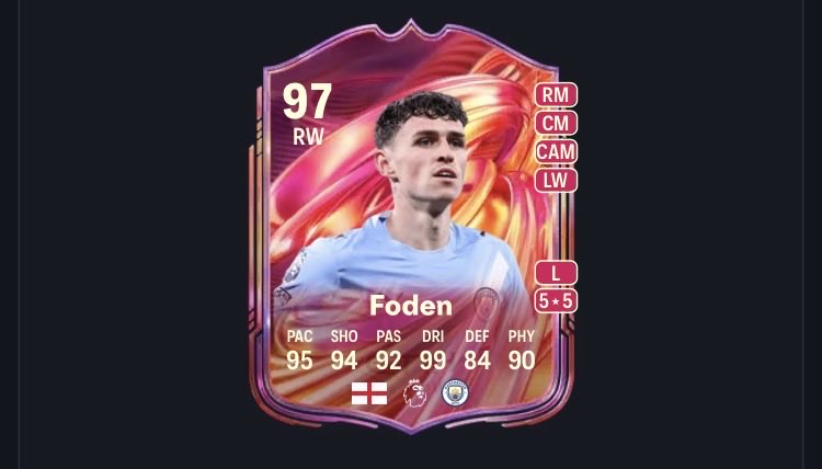 EAFCassist's tweet photo. 🚨 HOW TO USE FODEN 

🎯 PS+ 
✅ Finesse Shot+
✅ Low Driven Shot+
✅ Rapid+
✅ Quick Step+
🎯 Chemistry style 
✅ Hunter 
🎯 Position 
✅ RM 

Insane card 🥶 https://t.co/m06kQVDBH3