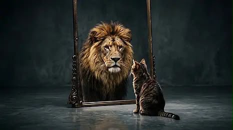 269saud4's tweet photo. ✋
غرّتكَ مرآةٌ .. هناك .. نظرتها .. !
فظننتَ من سفهٍ بأنَّكَ ذا أسدْ ..!

غرّتكَ  أحلامٌ .. مشيتَ وراءها ..!
وشعرتَ أنّكَ ..واحدٌ..وبلا أحد..!

وأخذتَ تمشي في الحواري لاهياً
وكأنّكَ المعبودُ فيها والصَّمد ..!

حتَّى  مواءك .. كالزئيرِ  ظننتَهُ ..!
ومضى يُجَلجلُ مُرعباً كُلَّ البلد !

ونسيتَ  أنَّكَ ..في النهايةِ  هرَّةٌ..!
وكذا  مرايا الحالمين ..بلا  عدد !

✍️مشعل القرشي