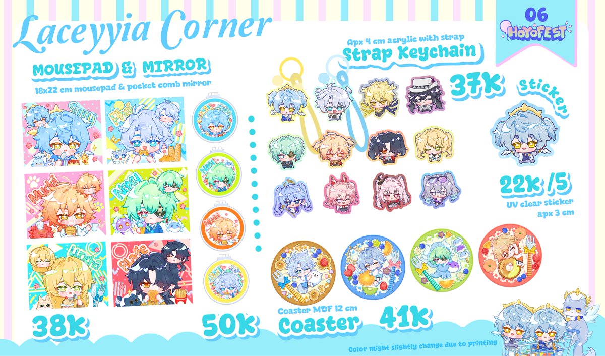 laceyyia's tweet photo. 🔁&amp;🩵 appreciated

Hewo this is my #HOYOFEST2026 catalogue! 🌸
📍Booth no.6
📅30 Jul - 2 Ags 2026 @ PIM 3
⭐️#HonkaiStarRail
Booking form [25-27 July]
 https://t.co/vUEkyqpskp

See you at #hoyofestID !🌸 https://t.co/s5BHKUlqIg