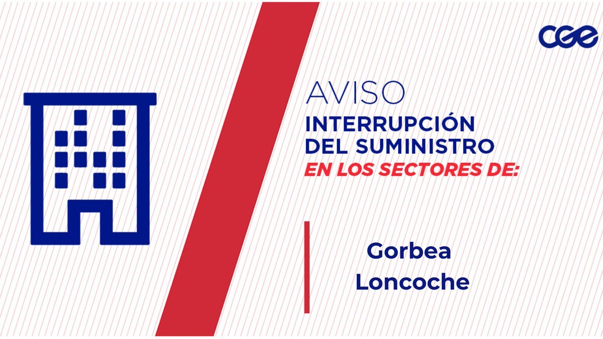 CGE_Clientes's tweet photo. Informamos a nuestros clientes de los sectores de Ruta 5, Ruta S-723 y El Donguil - Afquintué, comunas de #Gorbea y #Loncoche, la interrupción del suministro eléctrico. Nuestro personal de emergencia ya está informado. https://t.co/lCcVQAl2xJ