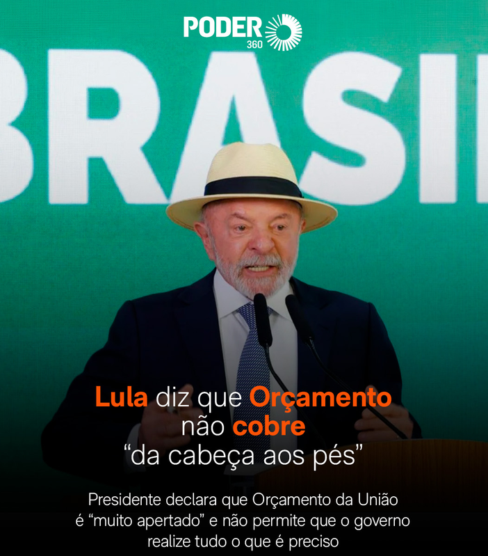 silvionavarro's tweet photo. Lula: "O Orçamento da União é como uma manta de avião. A desgraçada da manta não cobre da cabeça aos pés".

Tradução: O Orçamento da União não cobre os meus gastos e da Janja. A gente viaja muito. https://t.co/g25XGnzyrk