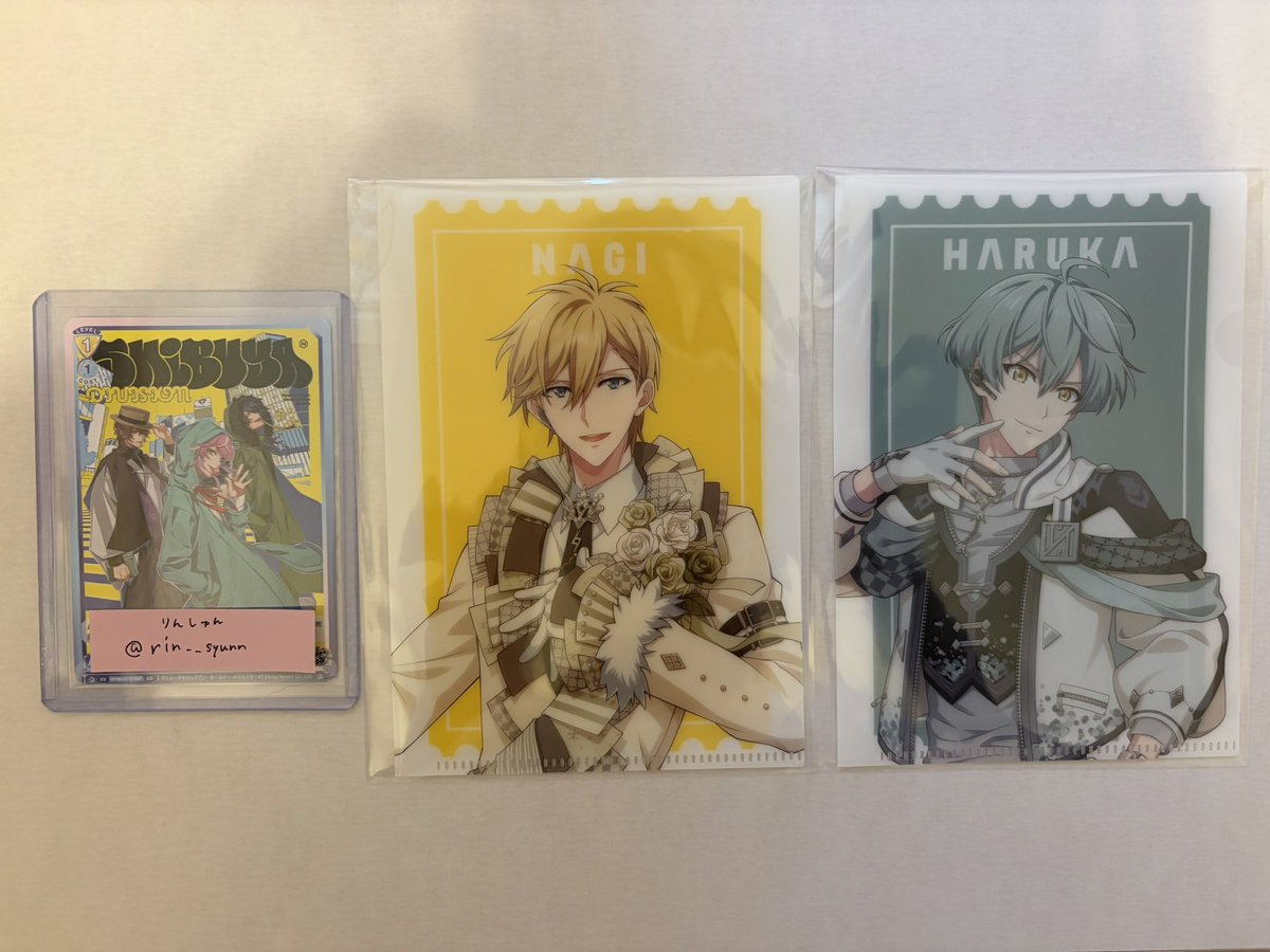 rin__syunn's tweet photo. 【交換】アイドリッシュセブン アイナナ VISIBLIVE TOUR 4WARD JOURNEY 4J 4WJ 特典 ミニクリアファイル

譲▶︎ナギ 悠
求▶︎大和 壮五

郵送もしくは福岡公演手渡し
お気軽にお声掛けください https://t.co/EyMwF4Zvhs