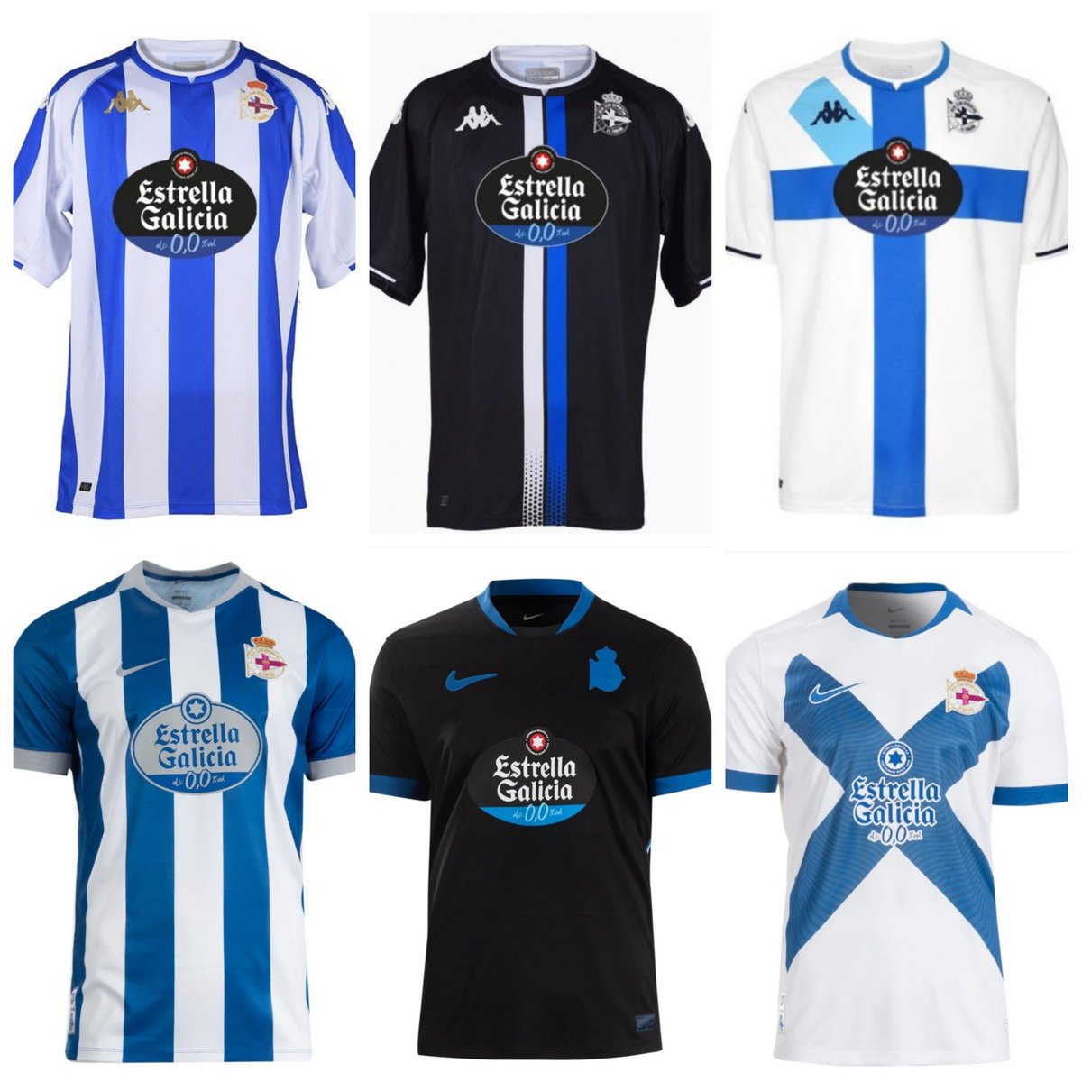 YvesRCD's tweet photo. Es que Kappa no se qué, es que Kappa no se cuanto...

Primer año de Kappa VS primer año de Nike. Ah, y en 2 camisetas el escudo bordado. https://t.co/8Rlrc9C0K9