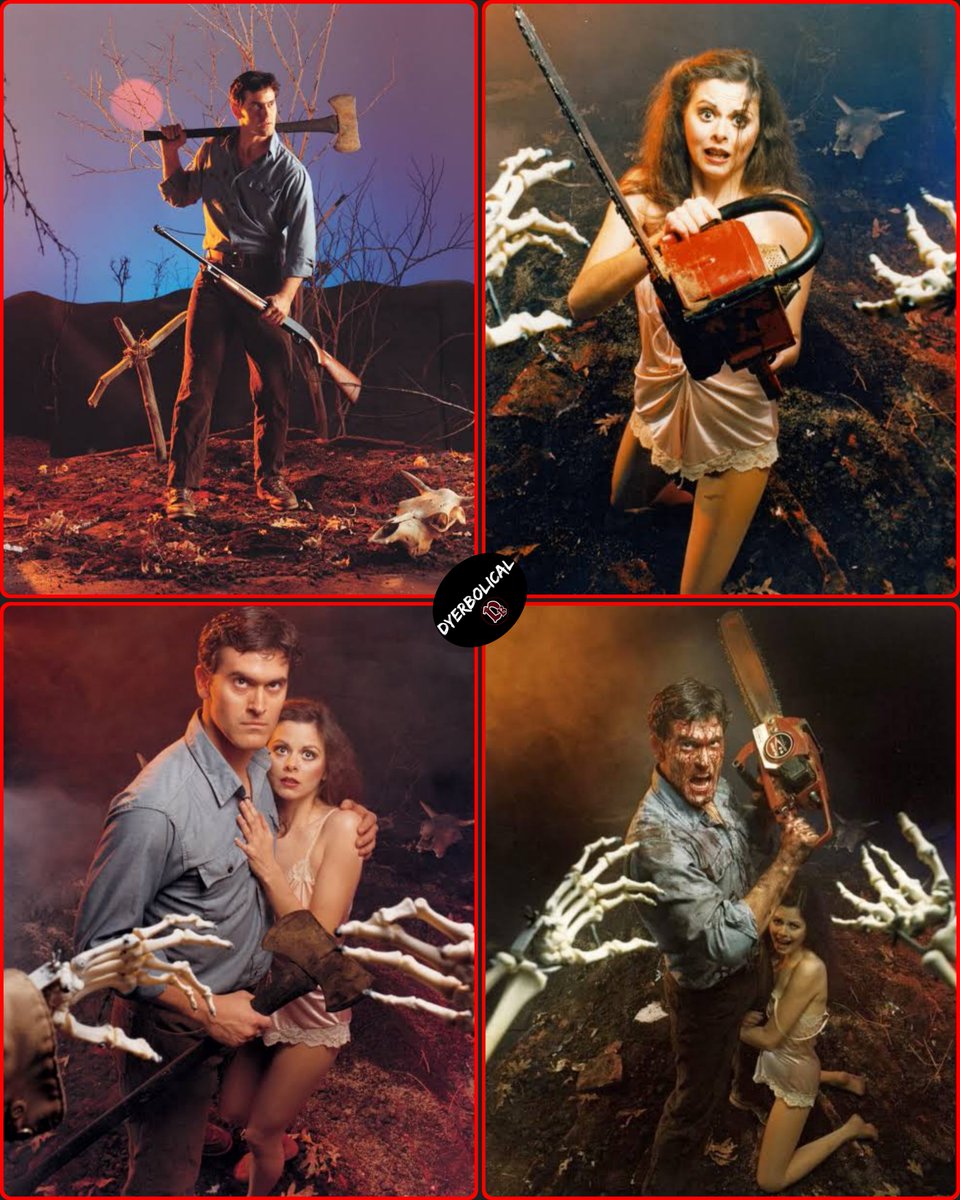 AshySlasheeDB's tweet photo. Promotional shots from The Evil Dead 1981

Featuring Bruce Campbell and voice actress extraordinaire...Bidget Hoffman. https://t.co/A6mC79xEgU