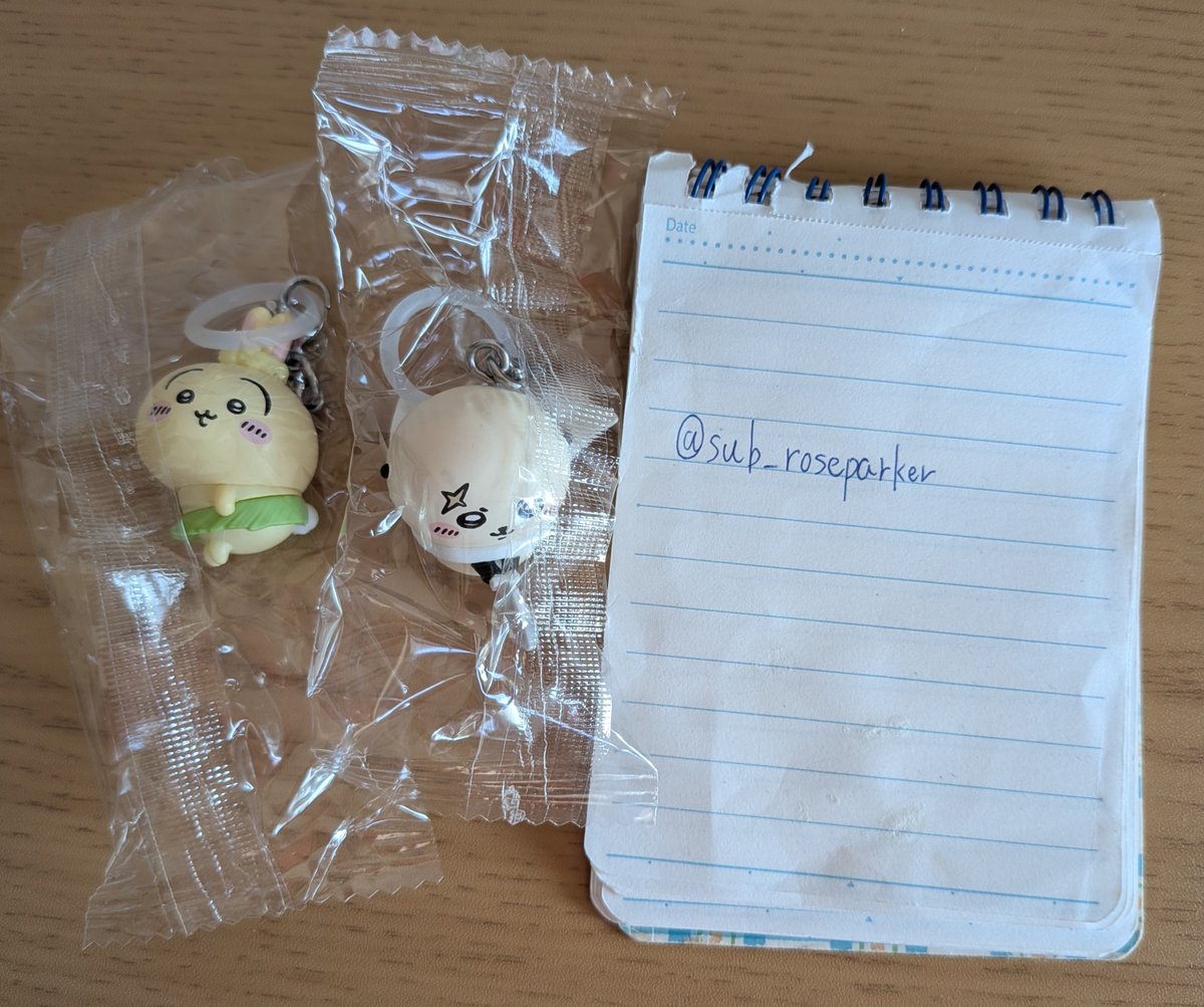 sub_roseparker's tweet photo. 【交換】
映画 ちいかわ 人魚の島のひみつ 特典 
チャームミニフィギュア 

譲︰うさぎ、ラッコ

求︰モモンガ、くりまんじゅう

郵送交換希望です。

うさぎは条件いい方優先します。

検索からもお気軽にお声がけください。 https://t.co/oxCExE4t6H