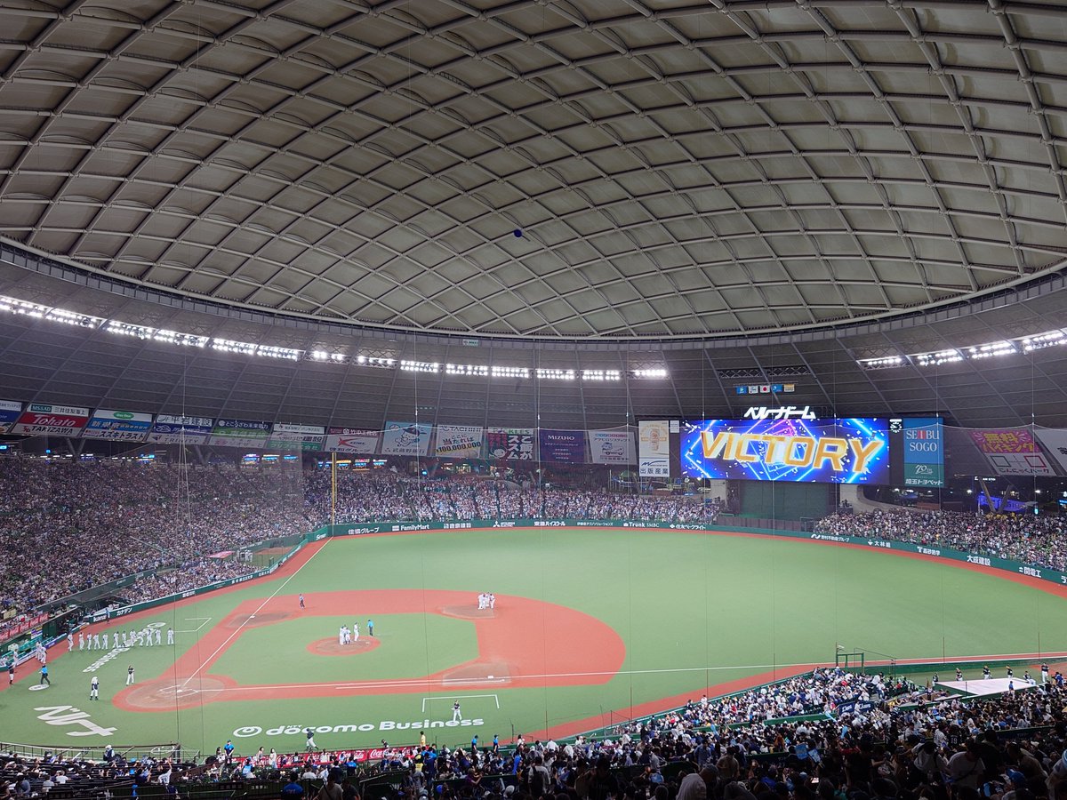 nsL60's tweet photo. 逆転れおほー。ナイスゲーム！  
#seibulions https://t.co/Lv3aOTbtka