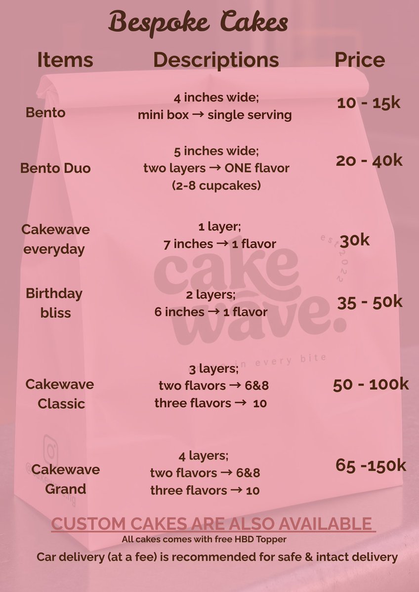 cakewaveng's tweet photo. girl, get up… the cakewave menu is finally here. 🌷🎂 https://t.co/c5VLRNm6tB