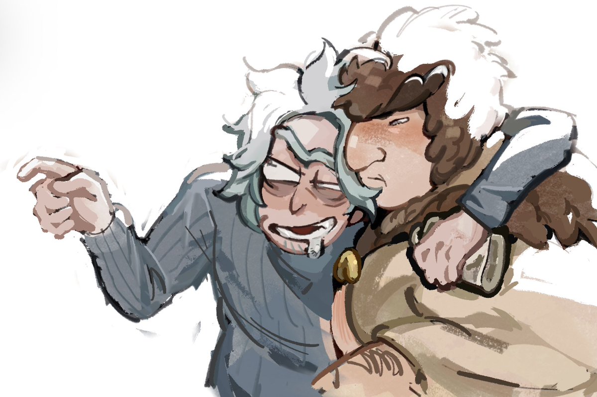 LaikaWish's tweet photo. We all agree theyve cracked each other at least twice right #rickandmorty #ricksanchez #birdperson https://t.co/U1Bo2z8vBk