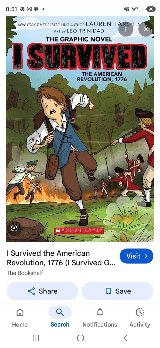 jen_esl's tweet photo. @SteinbrinkLaura @Isham_Literacy @FlowersClass2nd My elementary boys love the I Survived series of graphic novels. #pd4uandme https://t.co/FqeNIMmgcq