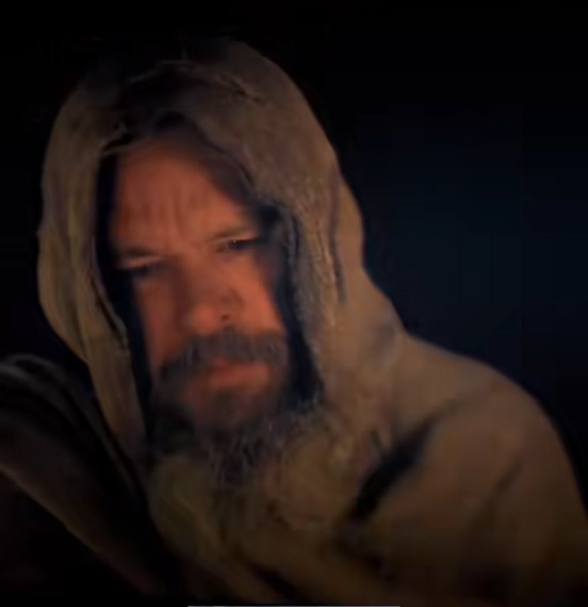 serphyyx's tweet photo. the most loyal character in the #Odyssey wasn’t even a person or one of the gods,it was Argos, Odysseus’ old dog.

i’m so grateful the film let Odysseus share that quiet moment with Argos,it completely broke me. 🥹

in the original story,Odysseus couldn’t even pet him because revealing himself would have exposed his identity,imagine not seeing your dog for 20 years,finally standing before him again, and still not being able to reach out.

then comes the part that always destroys me: Argos recognises his master instantly… and after knowing Odysseus had finally made it home,he peacefully dies.

he waited twenty years for one last look. 😔