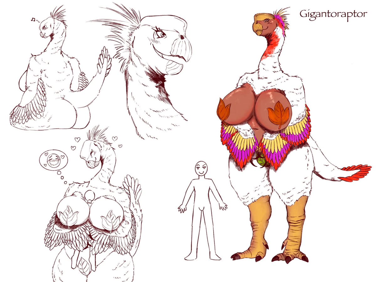 SuckeracT_4's tweet photo. Gigantoraptor (จอมโจรยักษ์) https://t.co/VFmL3sDo5Q