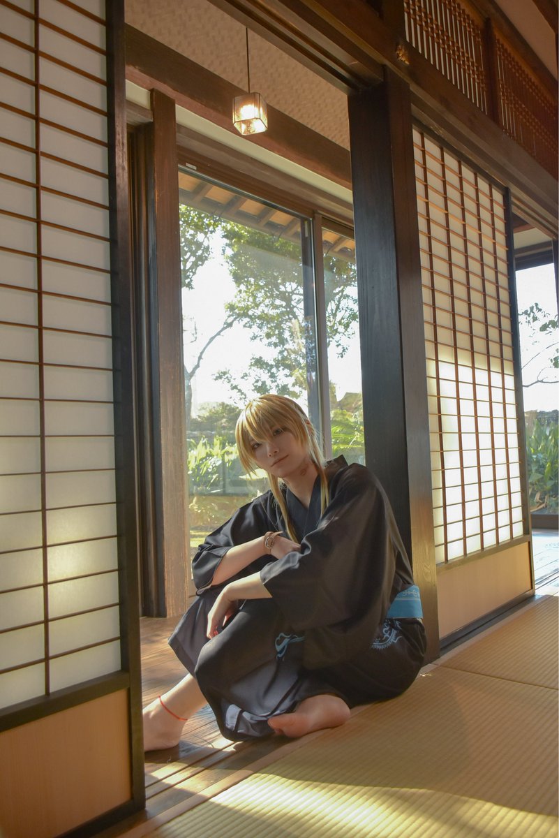 naki_7's tweet photo. cosplay 
tkrb /小竜景光

夏だねえ

photo:＠Nao_ktg_E https://t.co/4r8AOnMicu