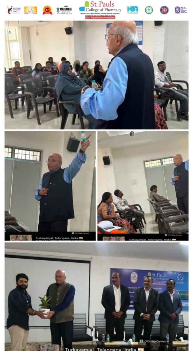 stpaulspharmacy's tweet photo. St. Pauls College of Pharmacy (Autonomous), in association with the IIC Cell, successfully organized a self-driven activity on 27-06-2026 themed "Conduct Entrepreneurship and IPR-Based Programs."

🌐https://t.co/DNWntcA01J

#StPauls #IIC #Innovation #Entrepreneurship #IPR #Patent https://t.co/12MdS5RyEH