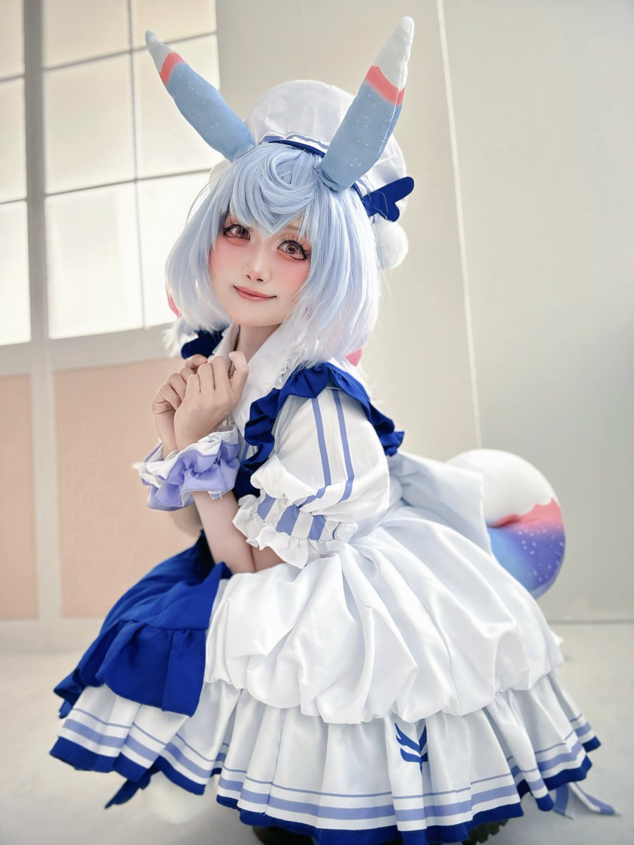 kapihoyo_cos's tweet photo. 4回目のかぴたん💗カフェコラボのシグウィンでした😆🤍🩵💙今回もたのしすぎてしゃべりすぎて声枯れてきたww

#ぬるぬるかぴたんsummer2026
#かぴたん https://t.co/W6OtkXSDZ8