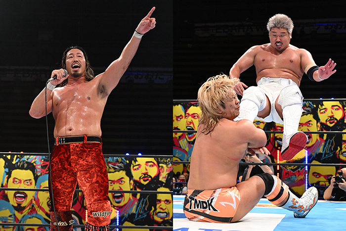 njpw1972's tweet photo. メインは灼熱の同門対決！辻がファイヤーブラスターで鷹木を沈めて『G1』優勝宣言！

セミは手負いの宿敵同士が熾烈な潰し合い！最後はIceが大岩から蹴撃勝利!!

7.25『G1』大田区大会結果
⇒https://t.co/Lvf2uv17Oq

#G1CLIMAX36 https://t.co/hbhWPyjNfV