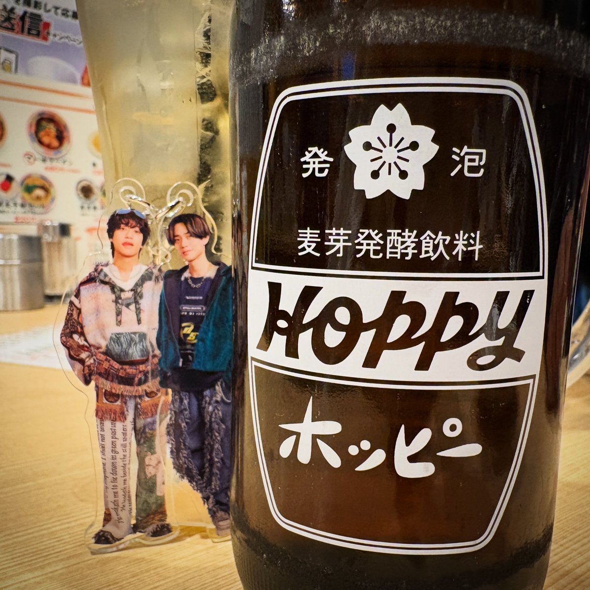 caory__v's tweet photo. ホッピーと城たけ https://t.co/3rJTXNS318
