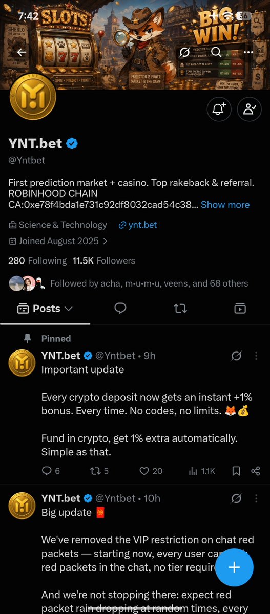 vonschain's tweet photo. @AFCryptoX @Yntbet https://t.co/Ar54NSaEG9