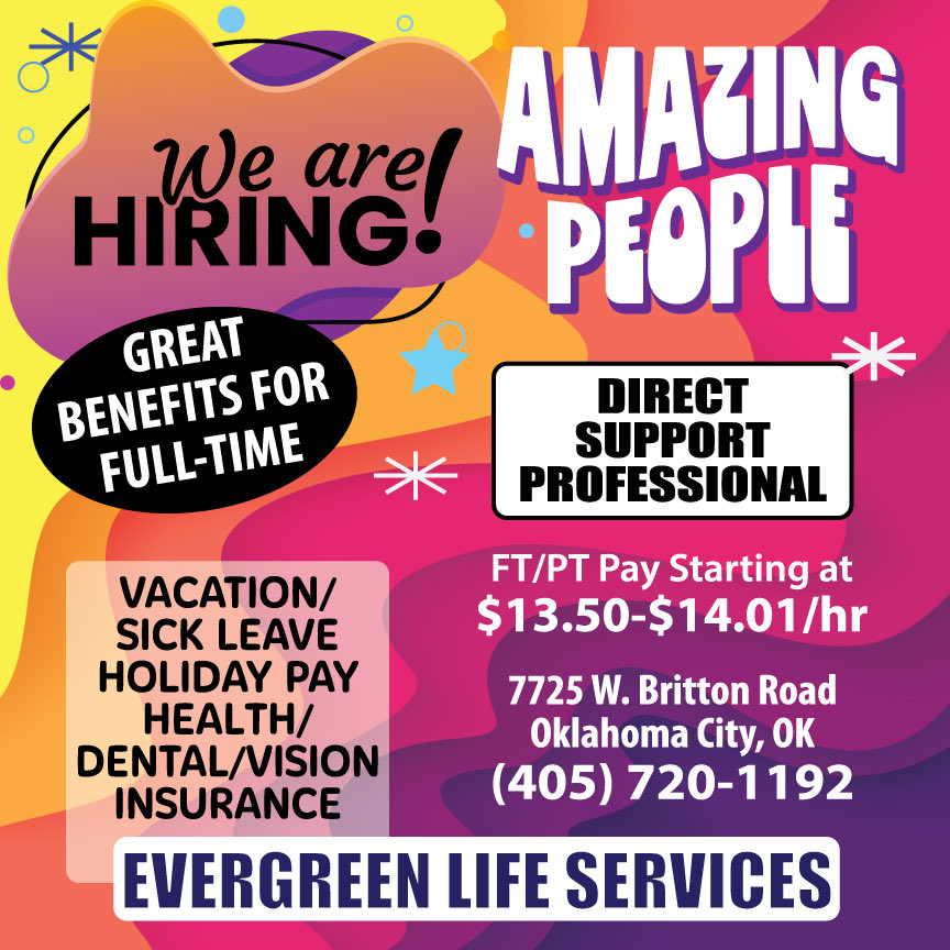 JobPaperOKC's tweet photo. Great benefits for full time! Apply in person or call us for more info. 
Evergreen Life Services
7725 W. Britton Rd in OKC
#okcjobs #workinokc #oklahomajobs #OklahomaJobs https://t.co/6XccGNTyMm
