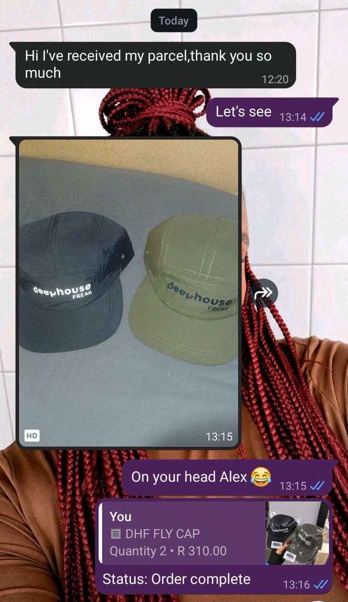 DeepHouseFrea's tweet photo. Yhoo. If you see someone wearing this Cap. Know they're my FAM! GIVE THEM ♡ https://t.co/87LwO9xsfD