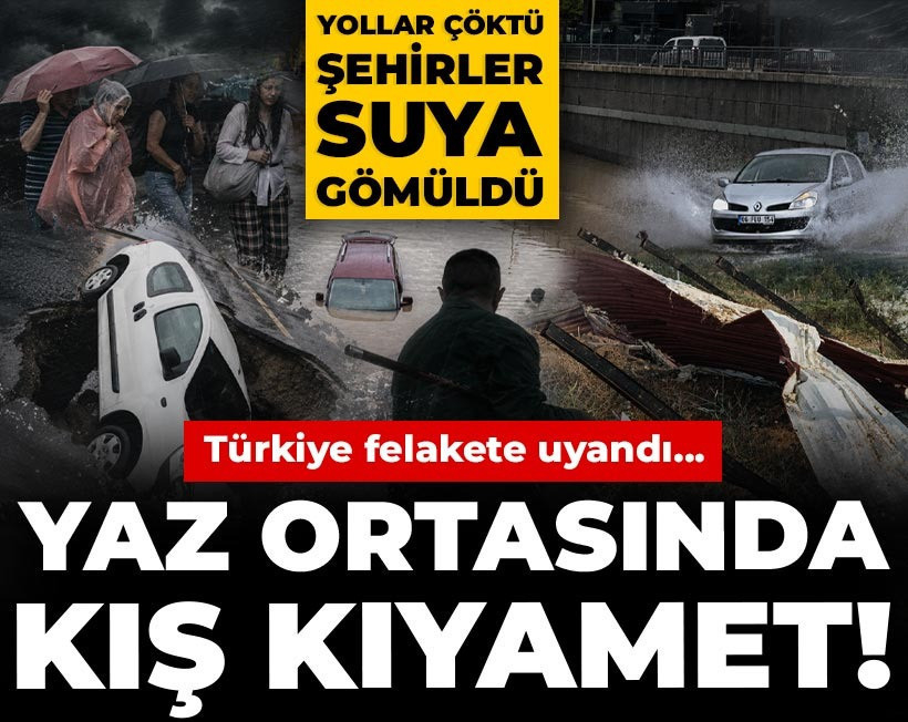 halktvcomtr's tweet photo. Yaz ortasında kış kıyamet: Türkiye felakete uyandı... 

Yollar çöktü, şehirler suya gömüldü
https://t.co/LIJKChLNNf https://t.co/eWQmJaXMpf