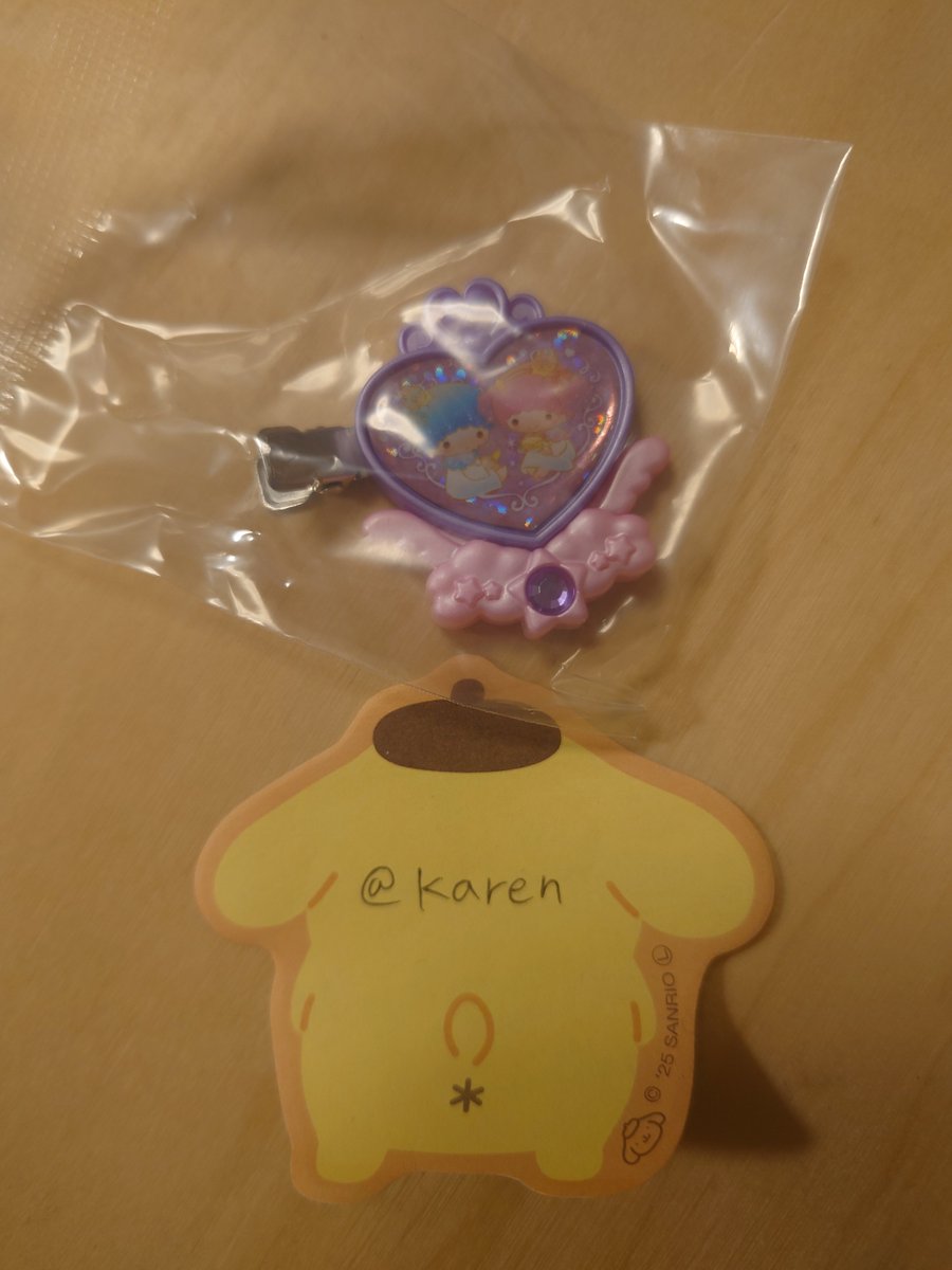 kare___n's tweet photo. サンリオキャラクターズ きらきらアソートコレクション 交換 
【譲】リトルツインスターズ(キキララ)(キャラクリップ) 
【求】シナモン シナモロール(キャラクリップ、コンパクトケースどちらか) 郵送交換希望します。よろしくお願いいたします。 https://t.co/TYv4GseK2T