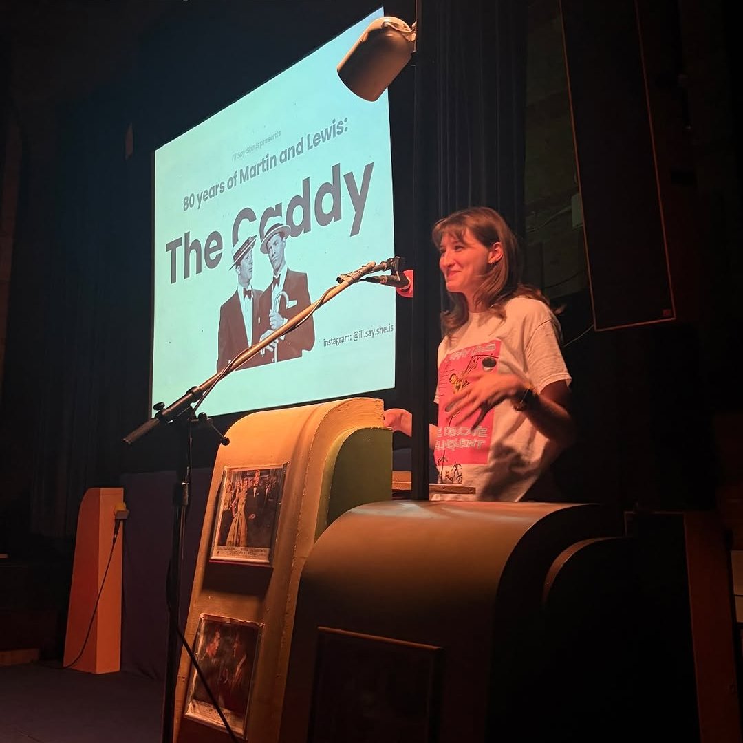 kingofcomedys's tweet photo. still riding the high of programming The Caddy @CinemaMuseum the other night. who knew so many people wanted to watch Jerry Lewis shriek and me shriek about Martin and Lewis! https://t.co/22IFmcUJRo