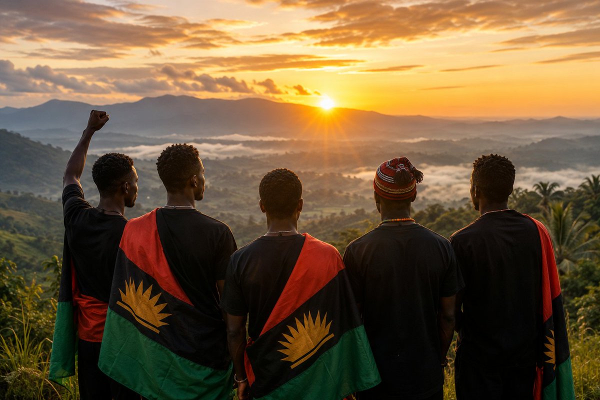 ElochukwuOhagi's tweet photo. Everyone knows that it was the government that engineered everything that happened in Imo State. They created the artificial insecurity. Nigerian soldiers even made videos bragging and showing where they were burning houses in Imo State.

Imo State was mapped out as the place that would be used to blackmail IPOB, and to do this, they used the most ridiculous way to remove Governor Emeka Ihedioha. And immediately after this removal, all hell let loose in Imo State.

You knew this. You are very much aware of this.

ESN was created two years before even Emeka Ihedioha came to office. ESN were in Imo, Ebonyi, Abia, Anambra, Enugu; then why is it that it is only in the same Imo State where the Supreme Court was used to remove an elected governor, and replace him with someone who came a distant third, that ESN is accused of kidnapping and kị́lling? Why was it not happening in other states where the Supreme Court did not illegally change the governor?

So common sense did not tell you that the source of the insecurity came from those who perfected that change of governor?

So you believe that a people who have protested for more than 7 years, and the military continued to open fire on them without any form of retaliation, will then go and start kị́lling and harassing their people, burning their homes?

When I read from those trying to rope Mazi Nnamdi Kanu into the insecurity in Imo State, I don't know whether to laugh or frown. How evil can these people be?

The most wicked people are not the government that created the insecurity. The most evị̀l are those of our people who will blame it on IPOB and Mazi Nnamdi Kanu in order to cover the real culprit. Once someone commits evị̀l and you accuse the wrong person, you have covered the evil one, and they will continue to commit those atrocities.

It is like calling the Fulani herdsmen terr0rists' kị́lling of Christians, and wiping out of their villages, farmers, herders clashes. Once you call it that, you have given licence to the Fulani herdsmen terr0rists to continue kị́lling. Because there wasn't a clash. People were in their villages sleeping at night only for Fulani herdsmen terr0rists to invade and kill them; then you turn around to say they clashed. That's exactly what anyone blaming Mazi Nnamdi Kanu and IPOB for the atrocities that happened in Imo State was doing.

Everyone who has blamed Mazi Nnamdi Kanu is evị́l. They are dubị́ous and should be regarded as enemies of Ndị́ Igbo.

Today, the government favours those who lie against Biafra, Mazi Nnamdi Kanu, and IPOB. A day is coming soon when all of you who have stood and lied against Mazi Nnamdi Kanu will be given the back seat.

Follow @ElochukwuOhagi and share in your WhatsApp groups for wider coverage.

Elochukwu Ohagi, Philosopher, Teacher and Activist, 2026.