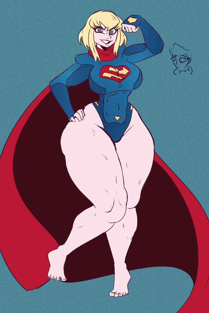 Jeox20's tweet photo. Supergirl new suit 🔴🔵

#supergirl #myadventureswithsuperman https://t.co/zBEBgK4EW7