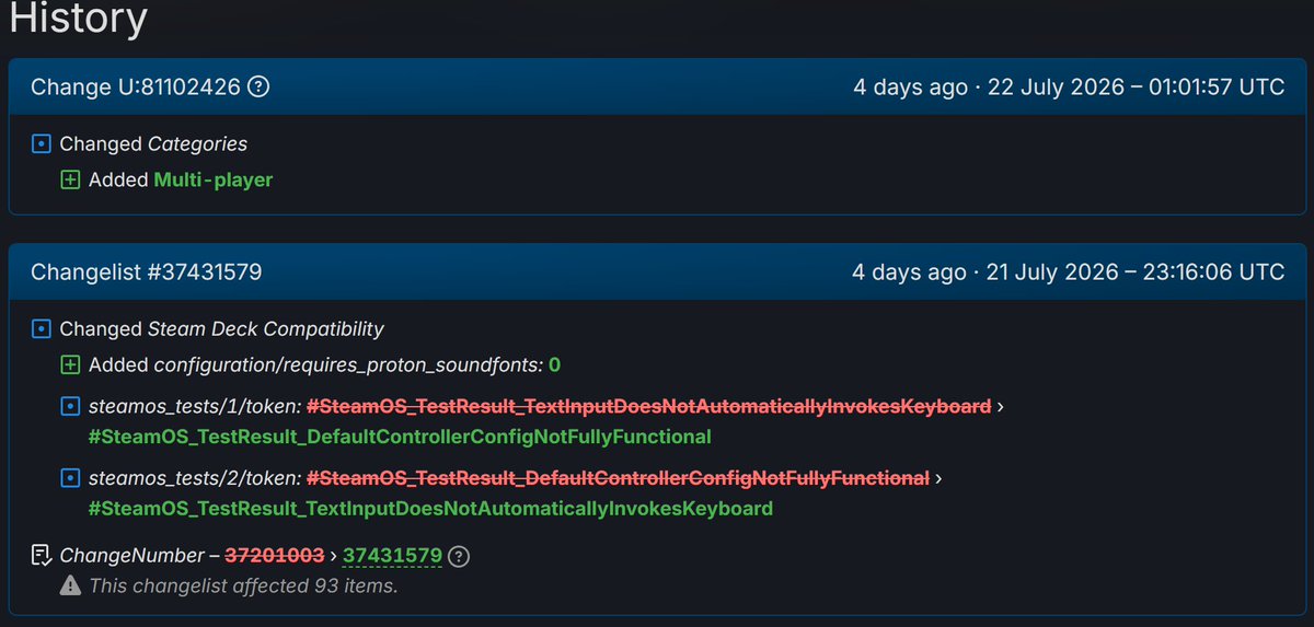 pagb666's tweet photo. Both Wolfenstein 2009 and RTCW Steam depots have been updated with Steam Deck compatibility. Wolfenstein pack this QuakeCon, guys!
@AnonimoGames_ Found the 2009 update and I just checked RTCW https://t.co/adWm5kOfHy