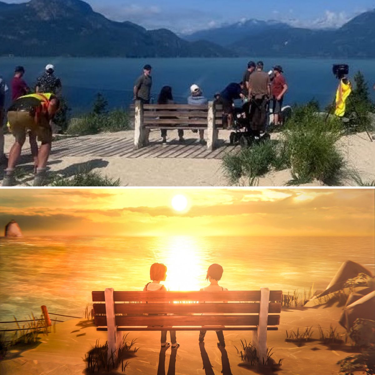 DomTheBomb's tweet photo. The Life is Strange TV Show is filming a pretty special scene 🥹🍿 https://t.co/77MyD9dRck