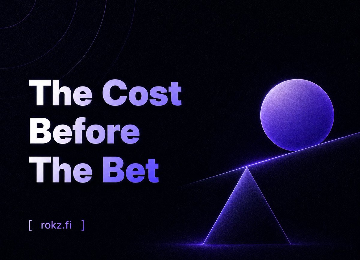 ROKZprotocol's tweet photo. Users Lose Before They Participate.

Most users do not lose money when placing a prediction.

They lose it before the prediction even begins.

→ A bridge fee
→ An extra swap
→ Slippage
→ A routing inefficiency
→ A failed transaction path

By the time a user reaches the market, part of their capital has already been consumed by infrastructure friction.

This is not a prediction market problem.

It is an execution problem.

Rokz removes these layers through deterministic coordination across blockchain environments.

Less friction. More participation.

https://t.co/Hwa8gL1L3G