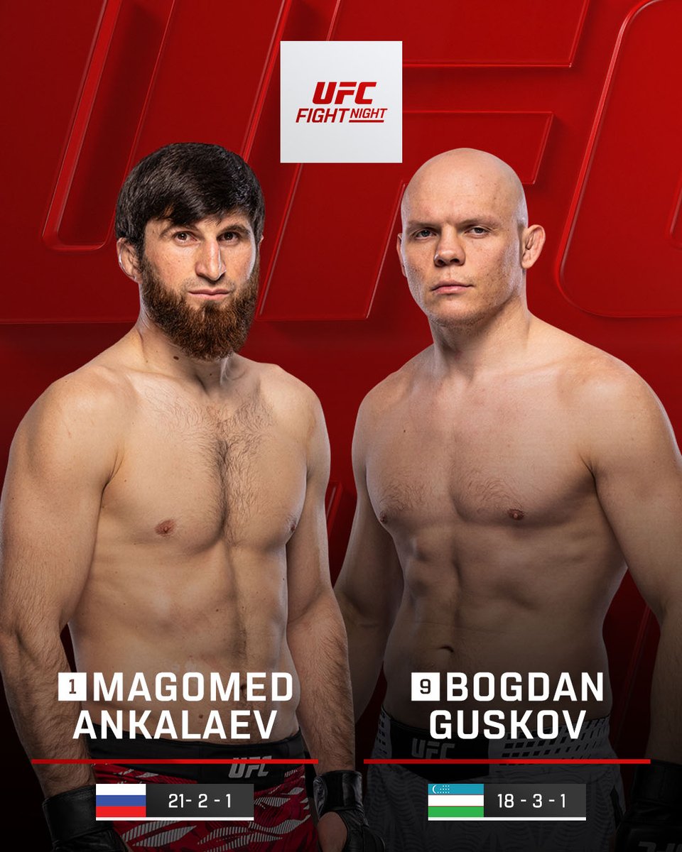 ufc's tweet photo. All eyes on YOUR Main Event 👀
 
@AnkalaevM vs Bogdan Guskov

[ #UFCAbuDhabi | LIVE NOW on @ParamountPlus ] https://t.co/6eBuDGHEuE